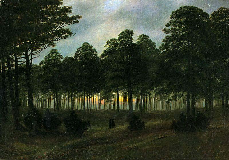 Caspar David Friedrich Der Abend oil painting image